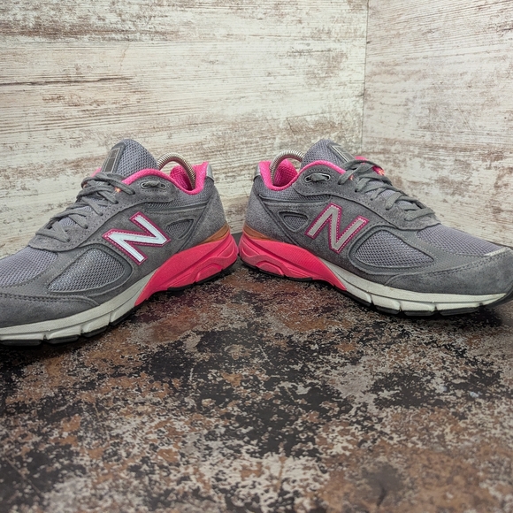 Womens New Balance 990 v4 Athletic Shoes Sz 9.5 D Wide Used W990GP4 - Picture 5 of 9